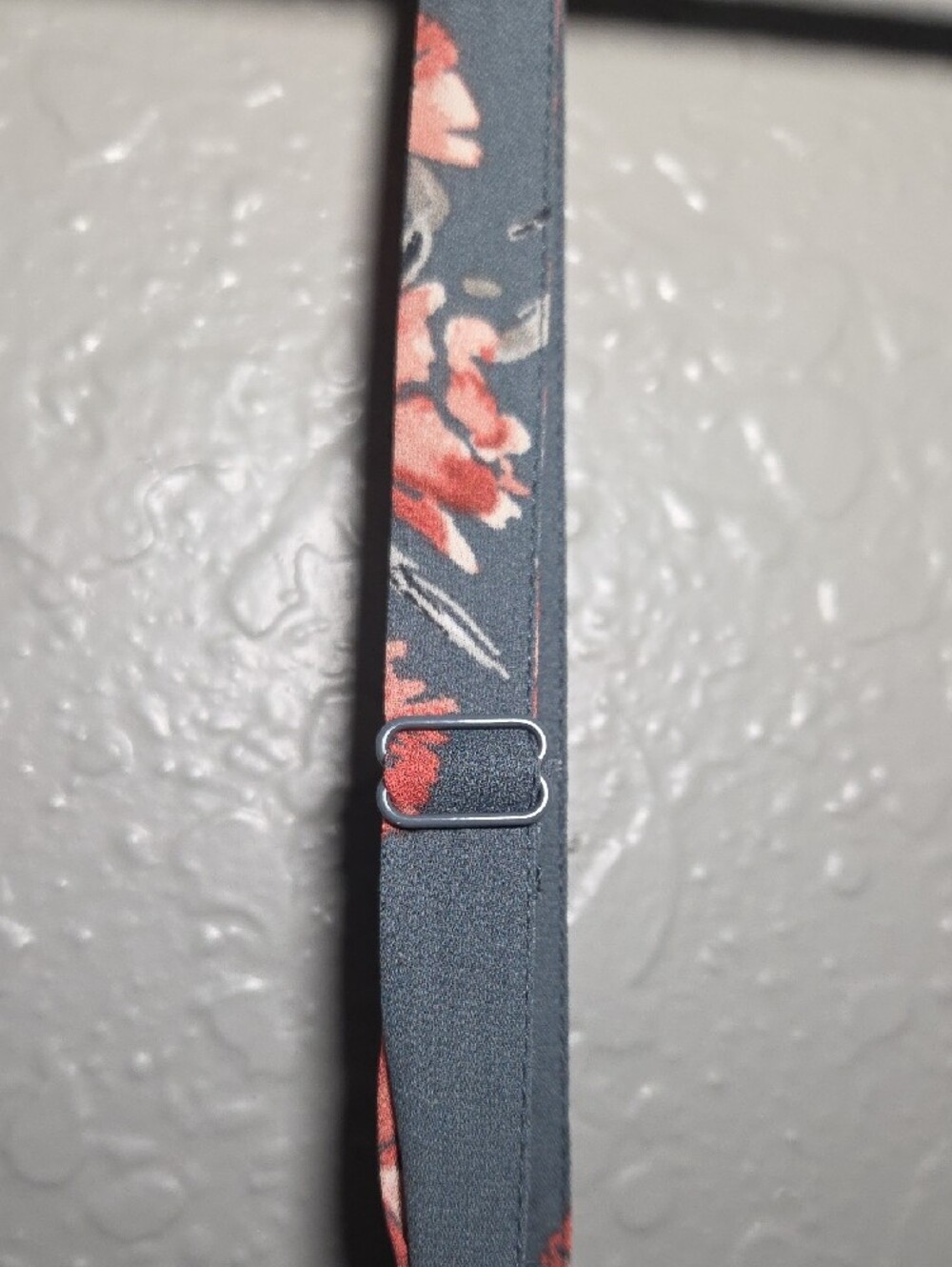torrid gray & pink floral button-front camisole - Picture 7 of 7